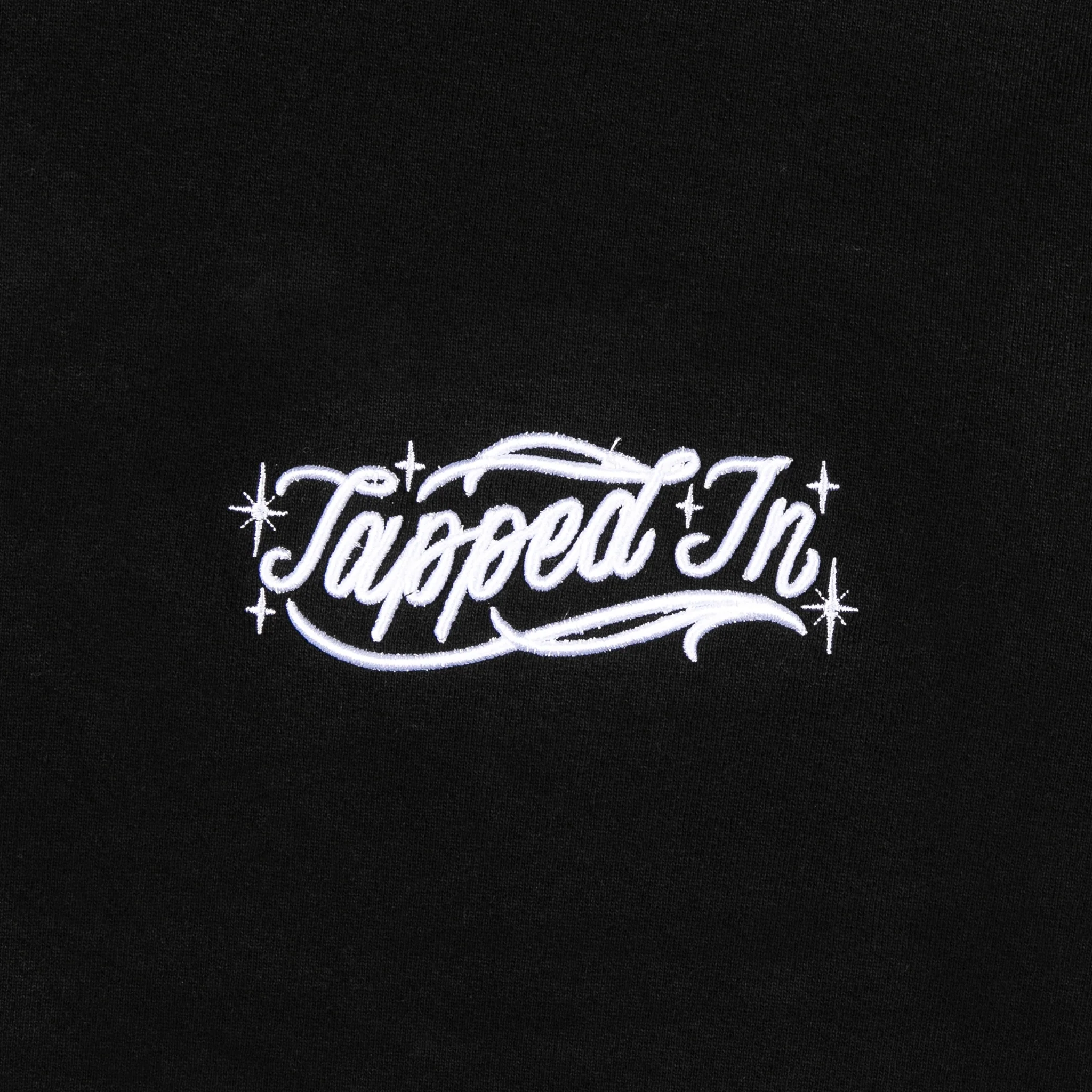 Tapped In embroidery